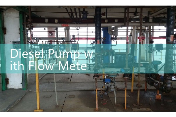 Diesel Pump with Flow Meter: Mobile Fleet Petroleum Delivery Trailer Systems