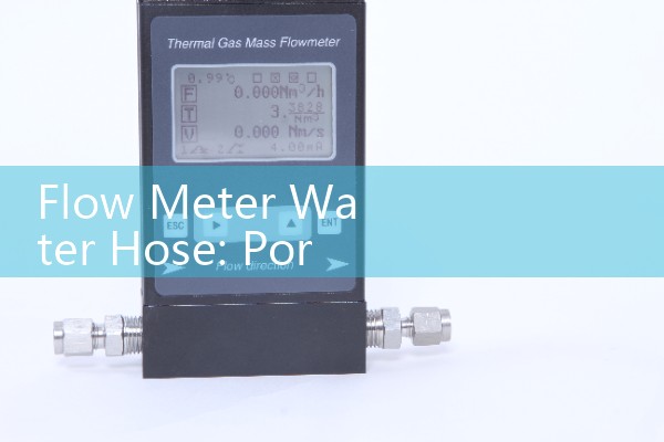 Flow Meter Water Hose: Portable Digital Gallon Volumetric Gauges
