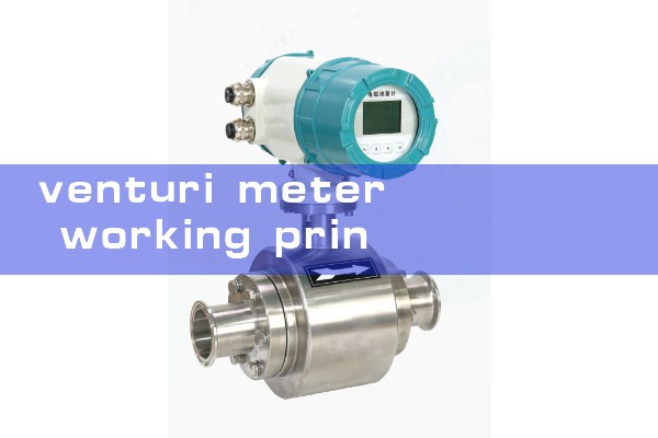 venturi meter working principle|mass flow meter