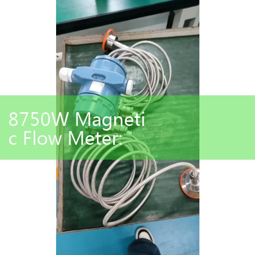 8750W Magnetic Flow Meter: Emerson utility water service application specs.